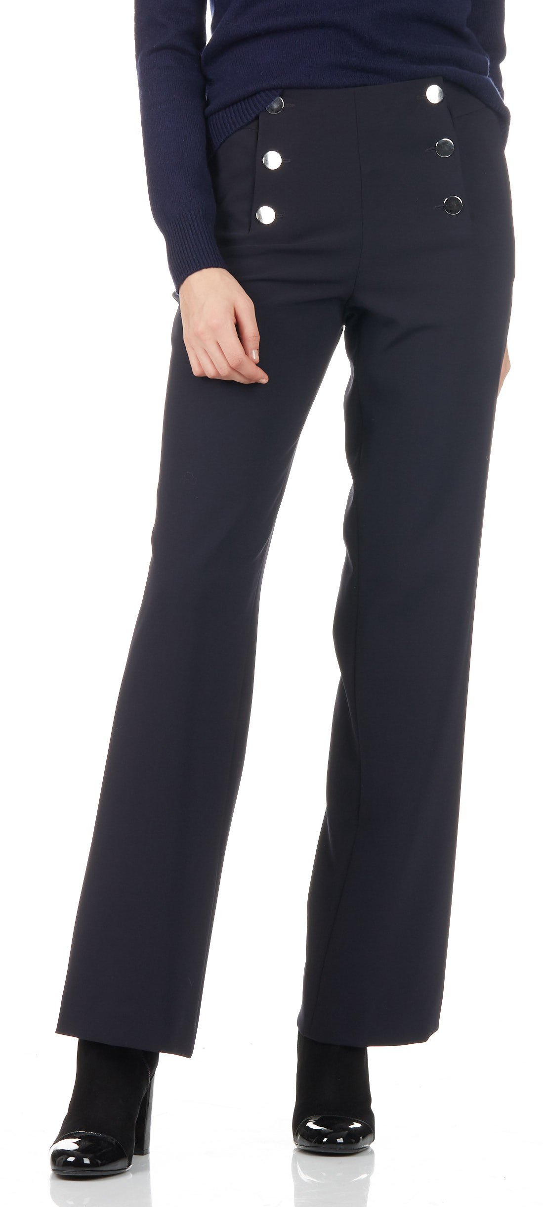 pantalon femme a pont