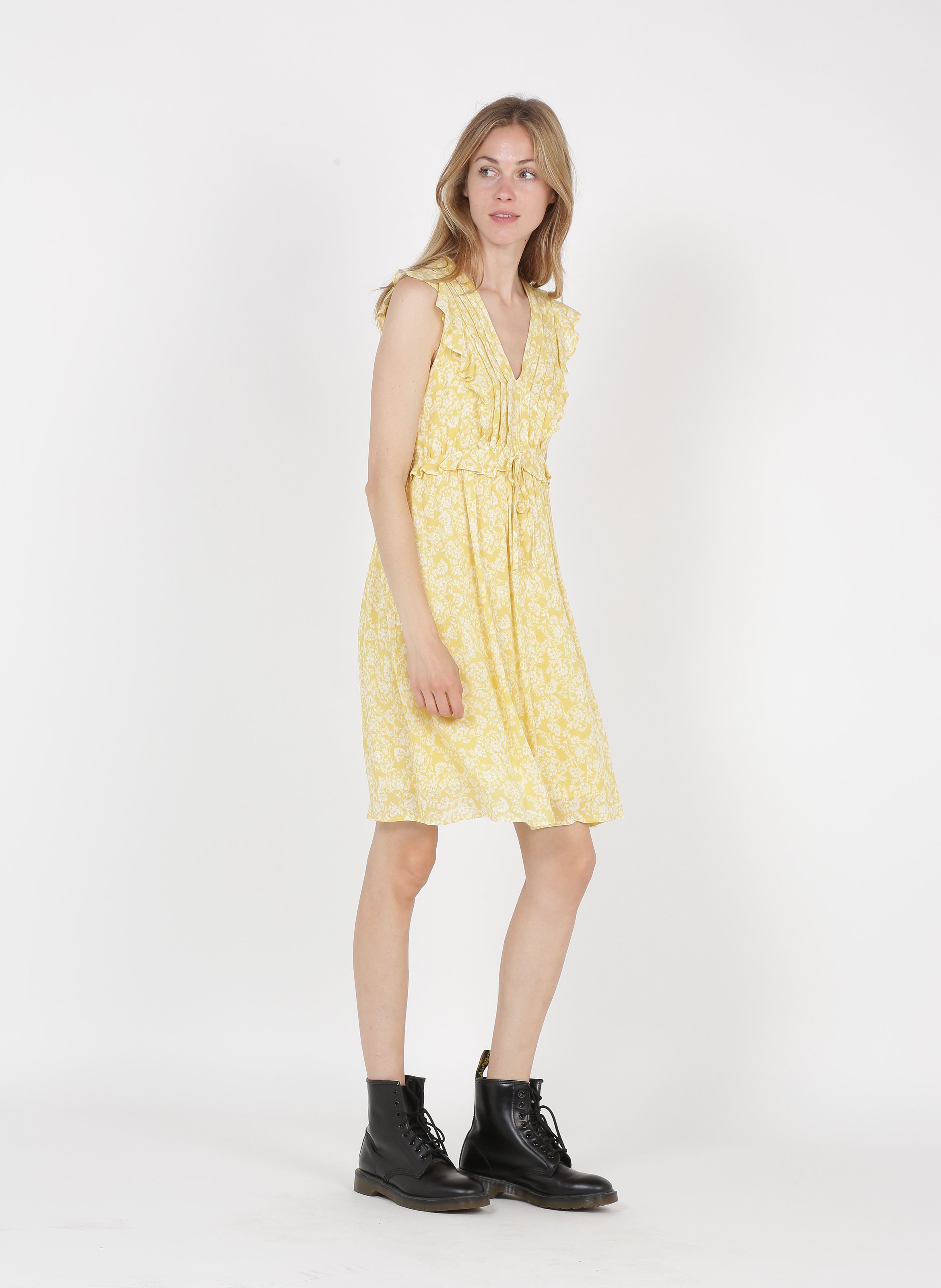 robe jaune 123