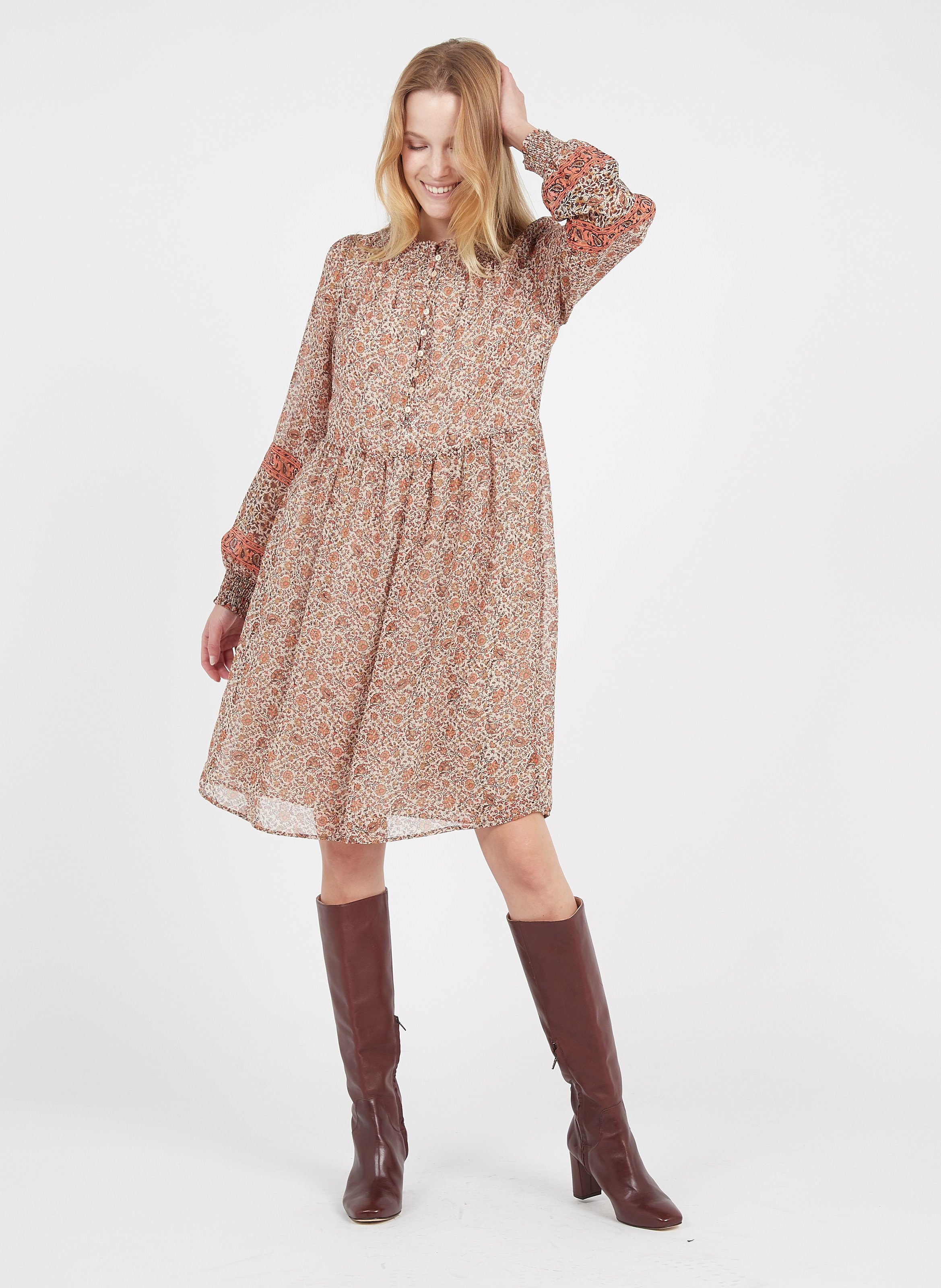 robe rose poudre 123