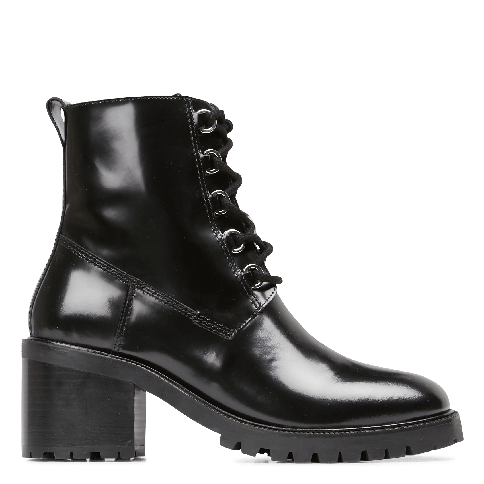 maje bottines noires