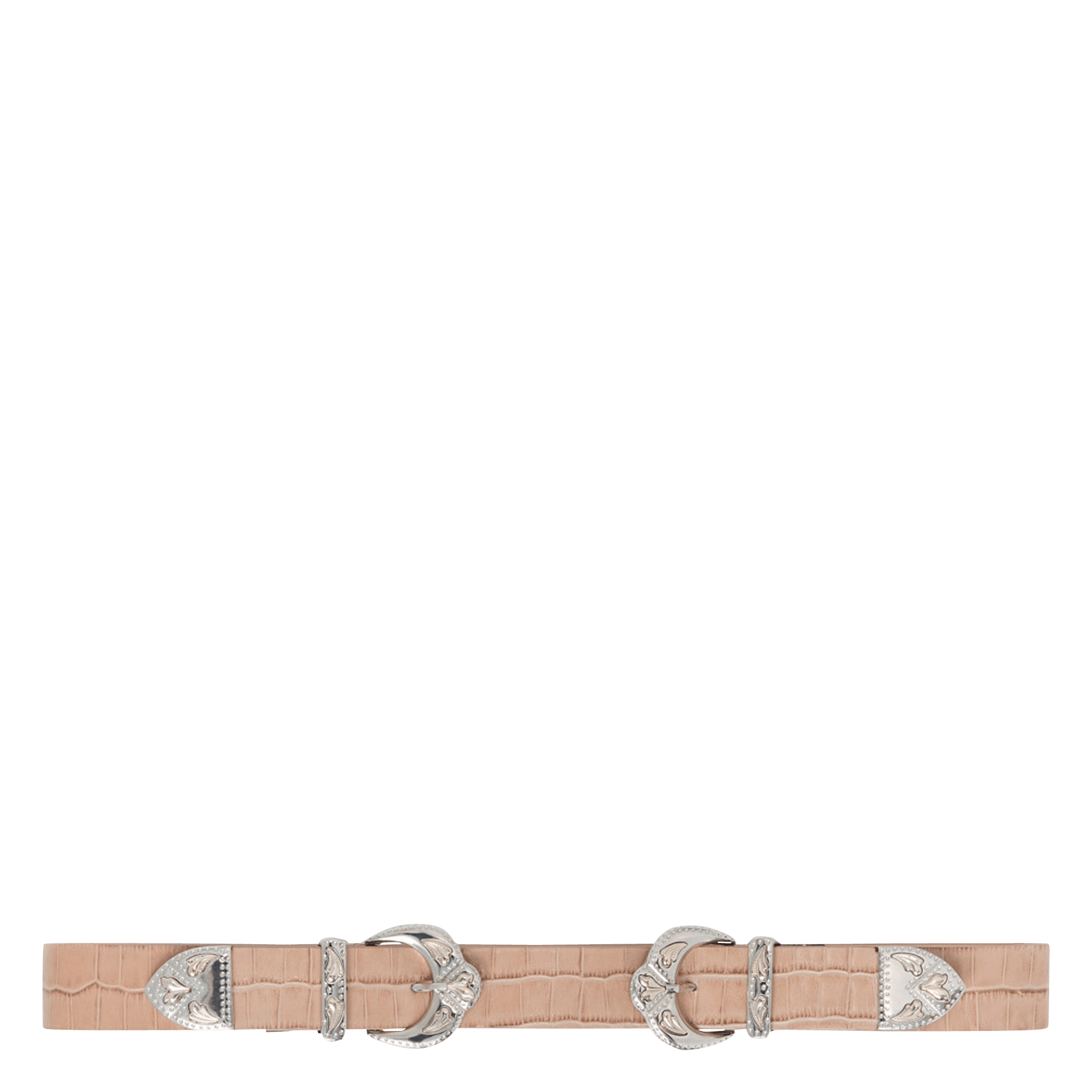 maje ceinture double boucle