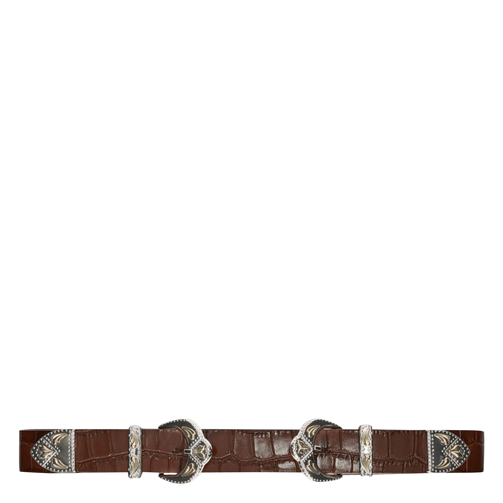 ceinture double boucle femme