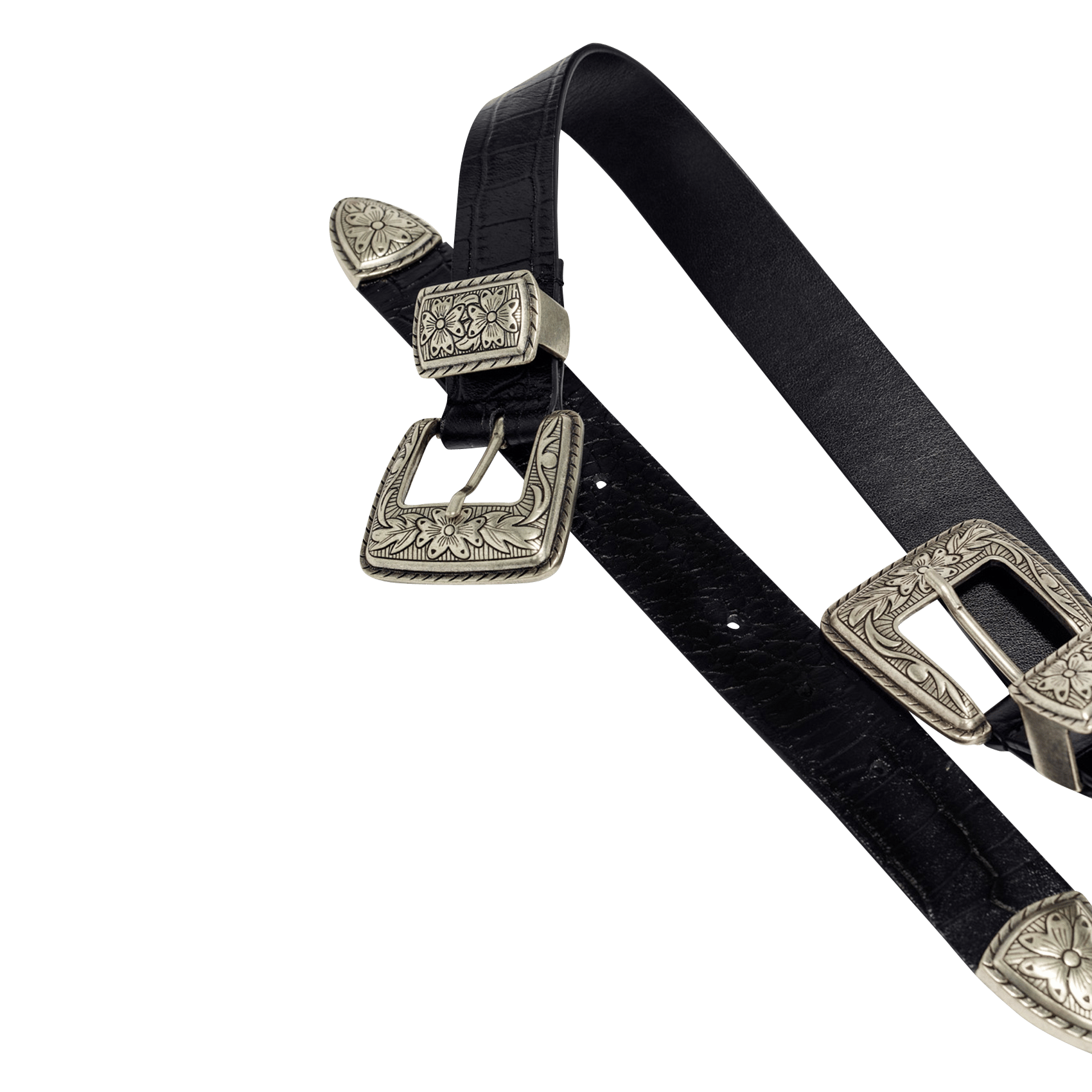 ceinture double boucle maje