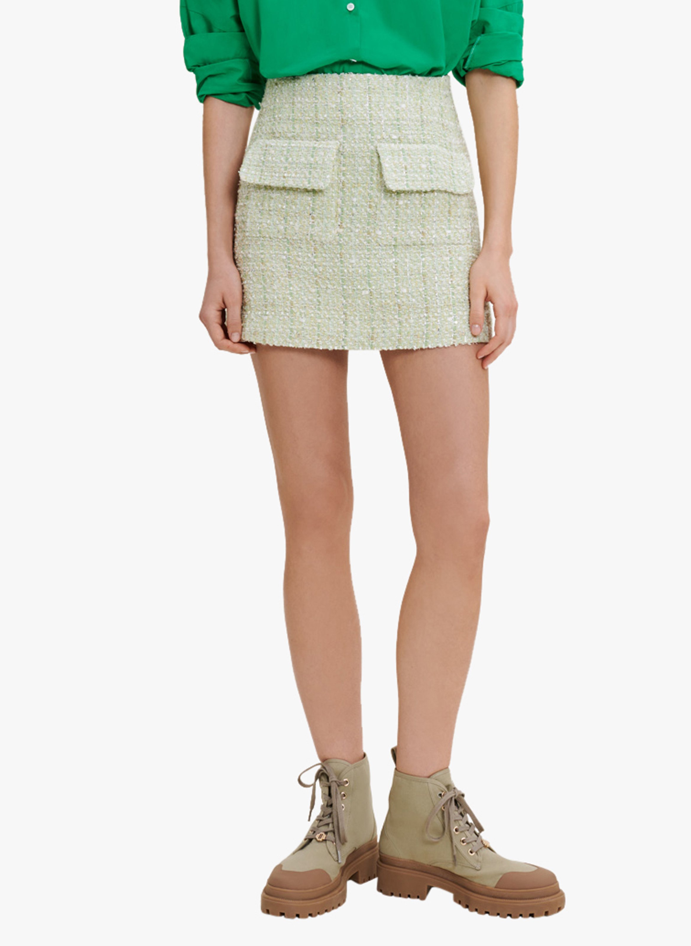 maje jupe verte