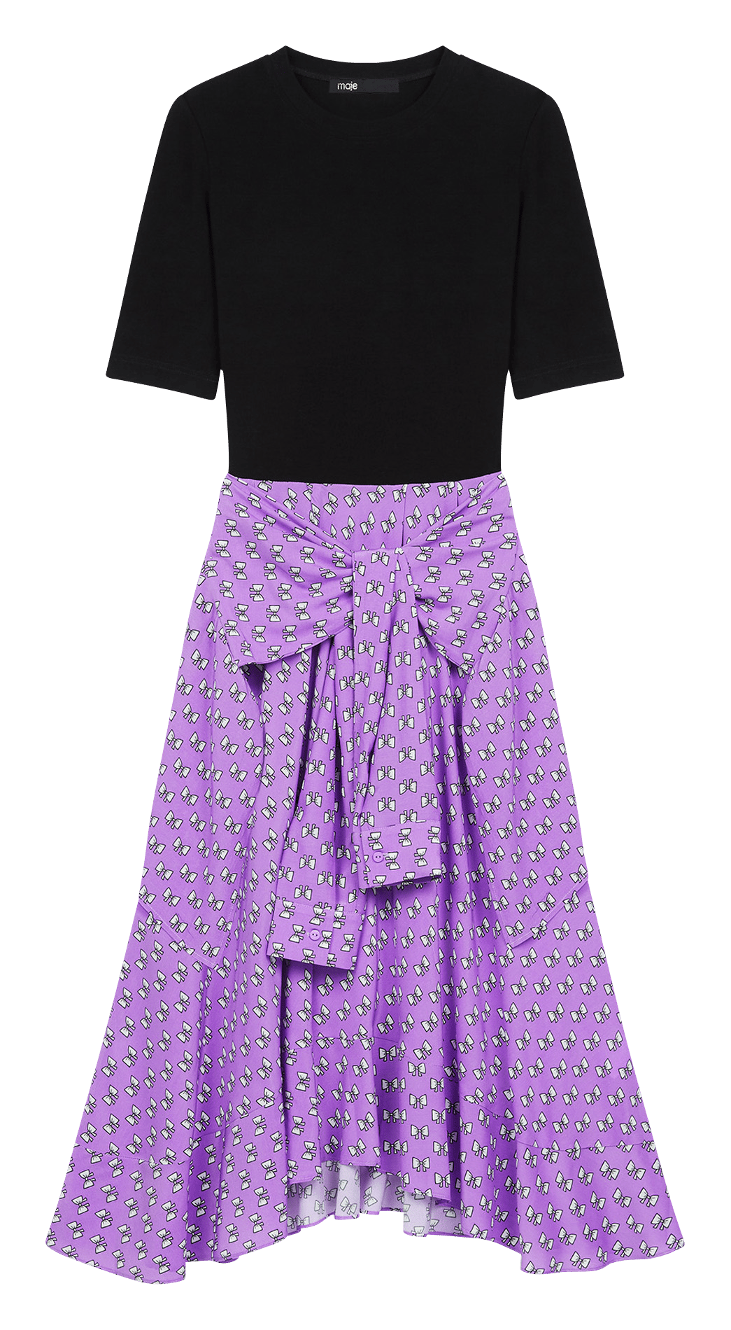 robe violette maje