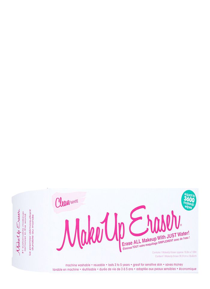 Serviette Démaquillante Réutilisable - Clean White White Makeup Eraser -  Printemps Beauté