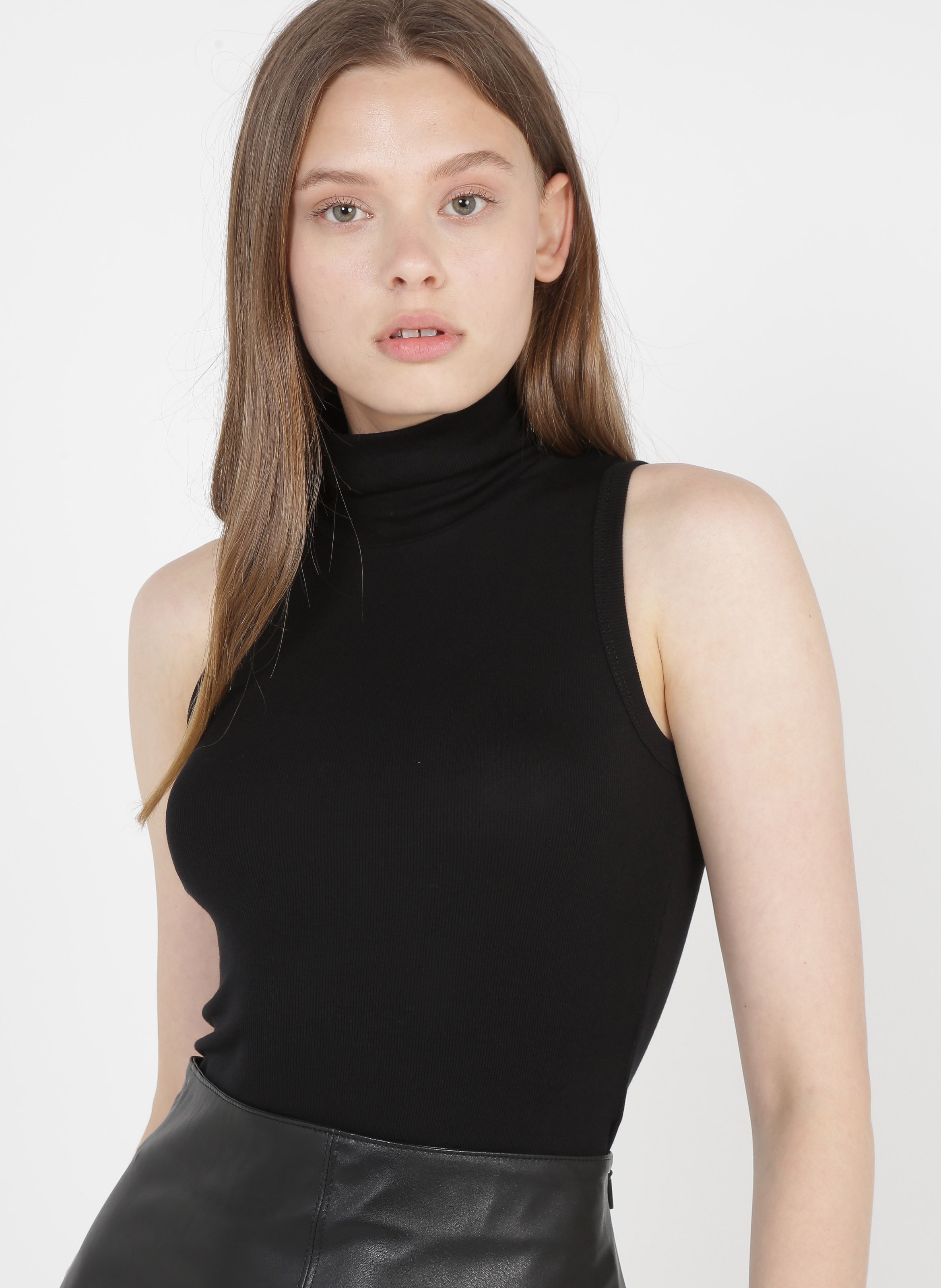 Débardeur Col Roulé Noir Max Mara Leisure - Femme | Place des Tendances