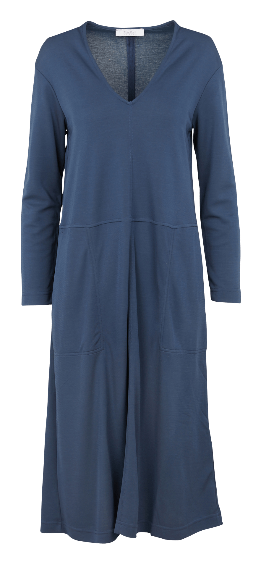 Robe Max Mara 'Calao' Gris Foncé - Taille Italienne 44 (S) - Coupée En Italie - Occasion TB