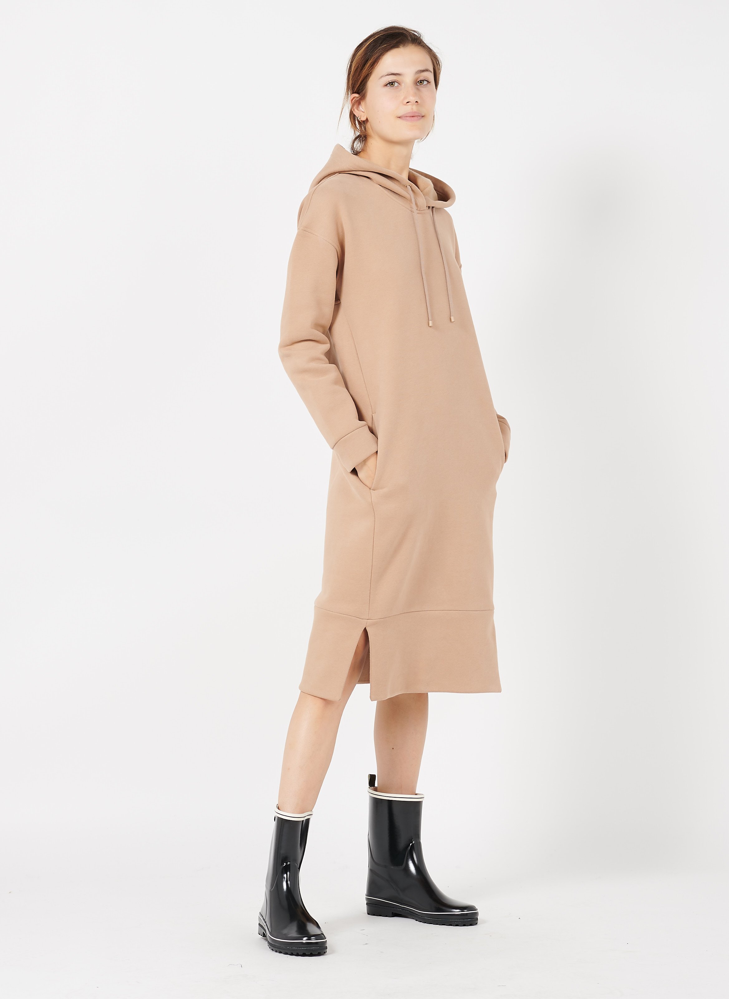 robe sweat à capuche