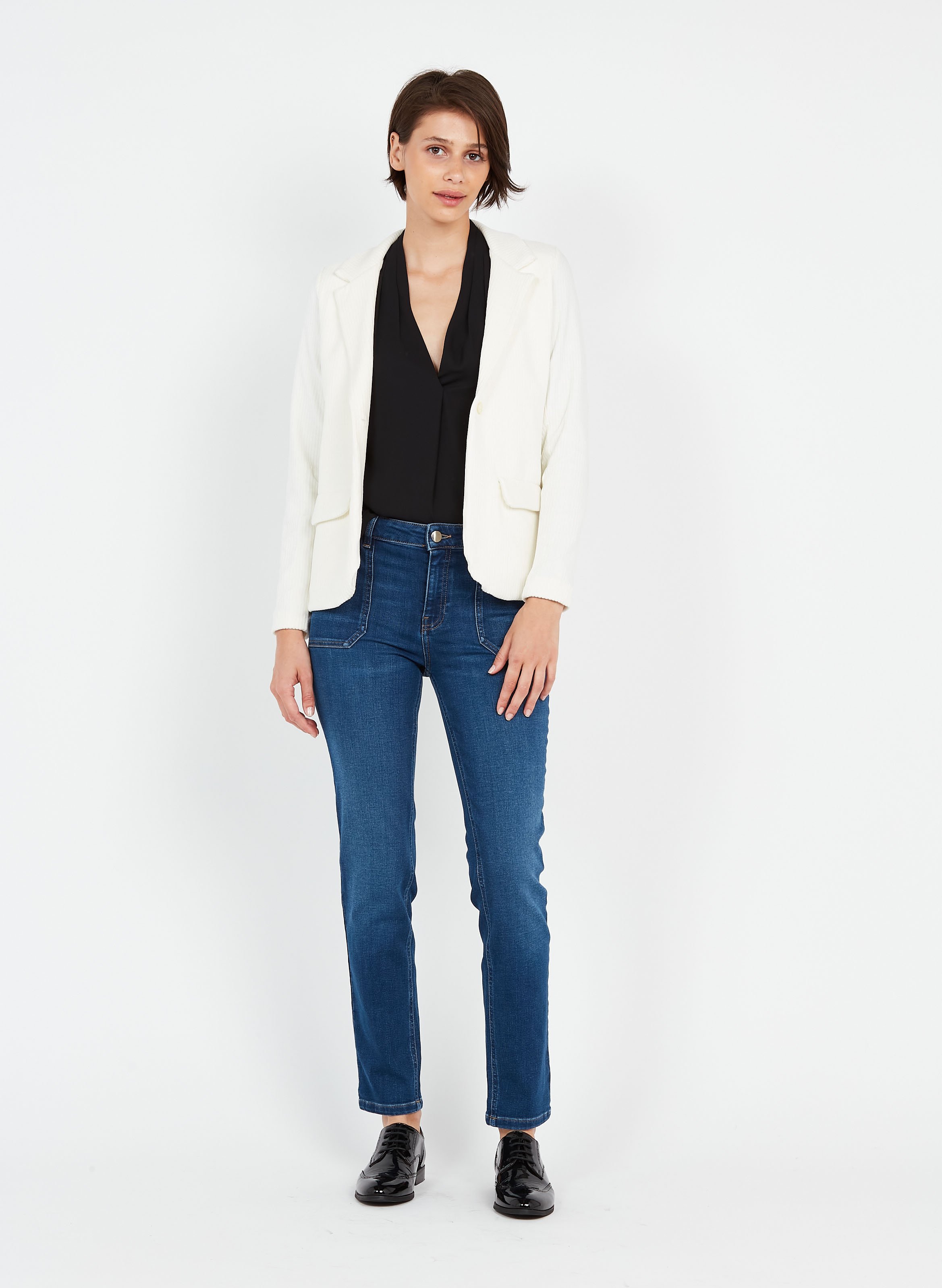 Derbies En Cuir Verni Noir Mellow Yellow - Femme | Place des Tendances