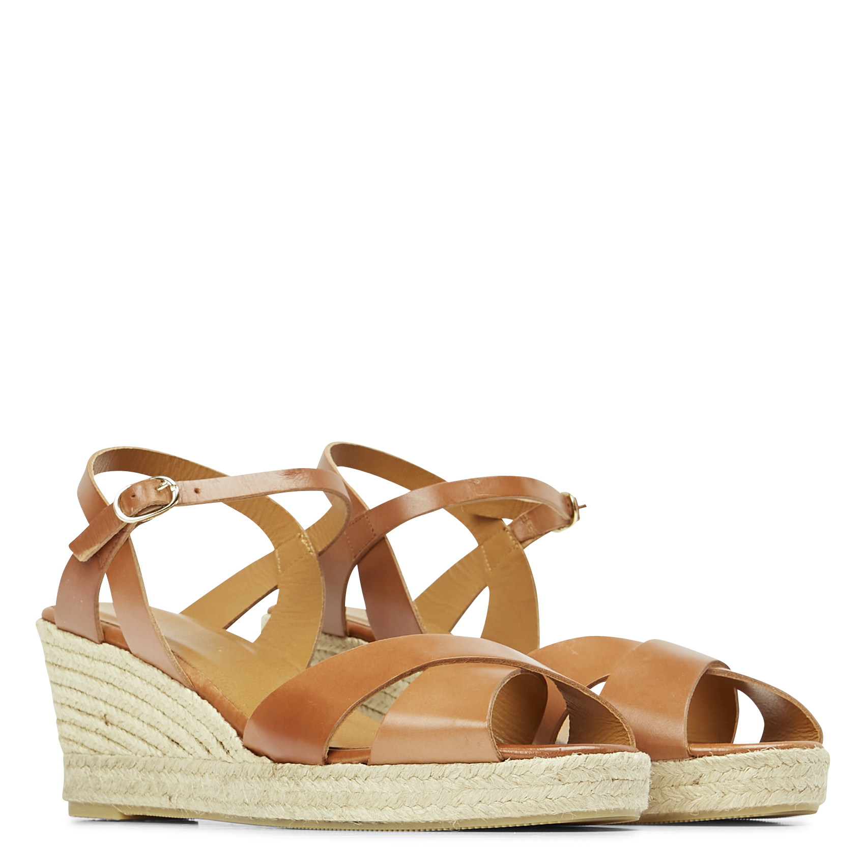 sandales compensées mellow yellow