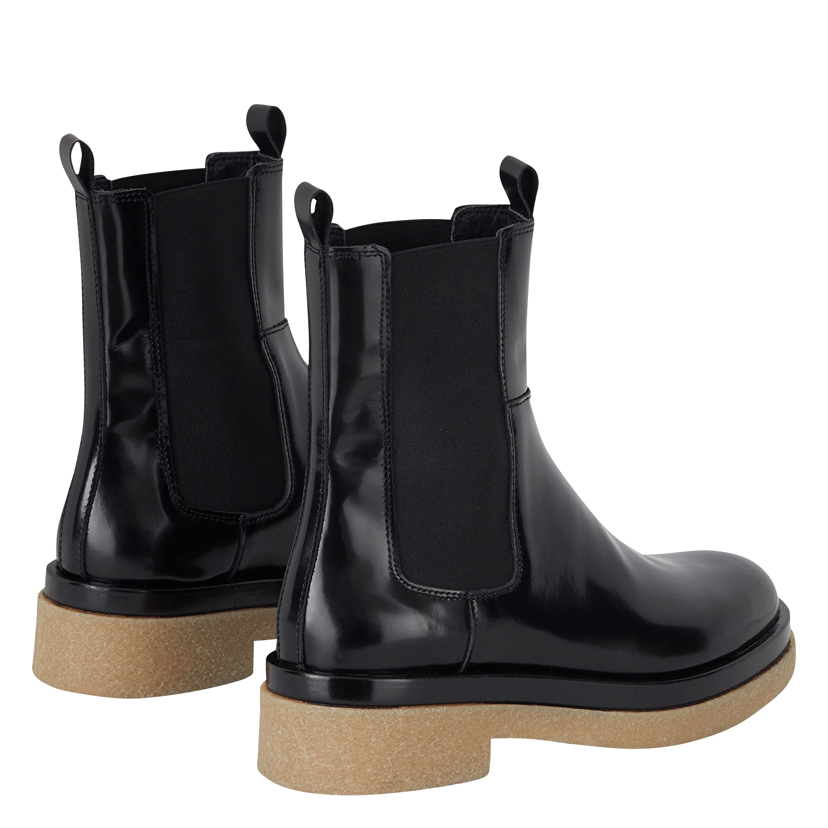bottines cuir vernis