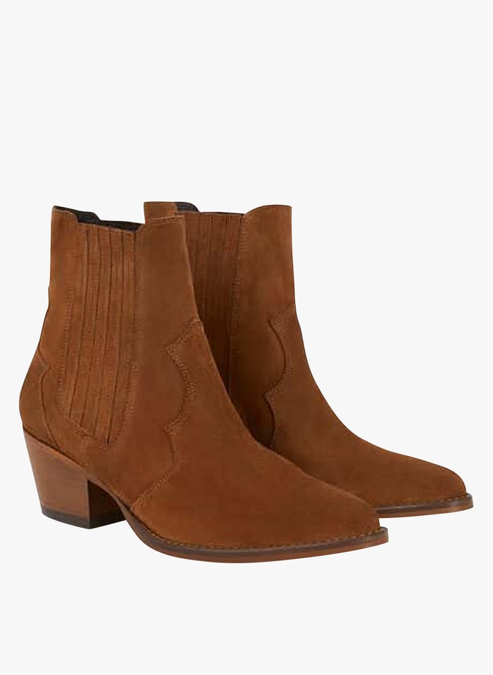 Bottines sales minelli marron