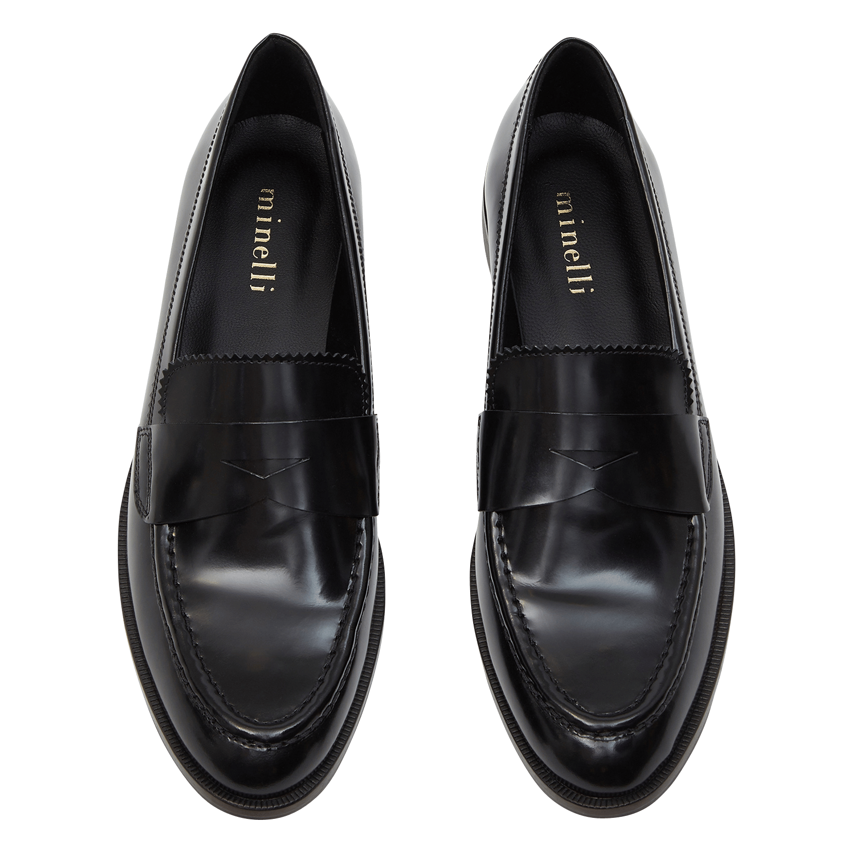 minelli mocassin noir