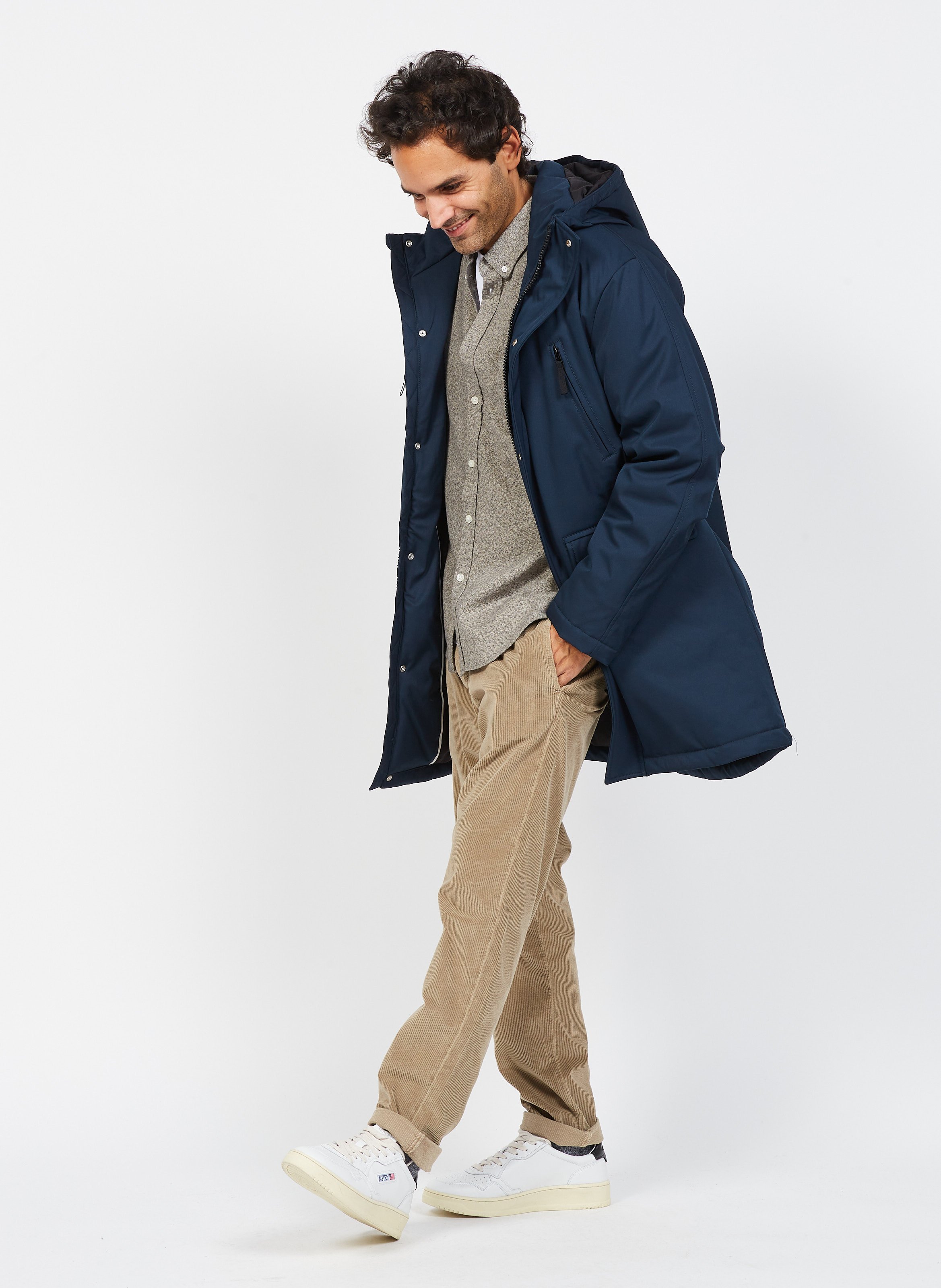 Parka Capuche Dalen Navy Blazer Minimum Homme Place des