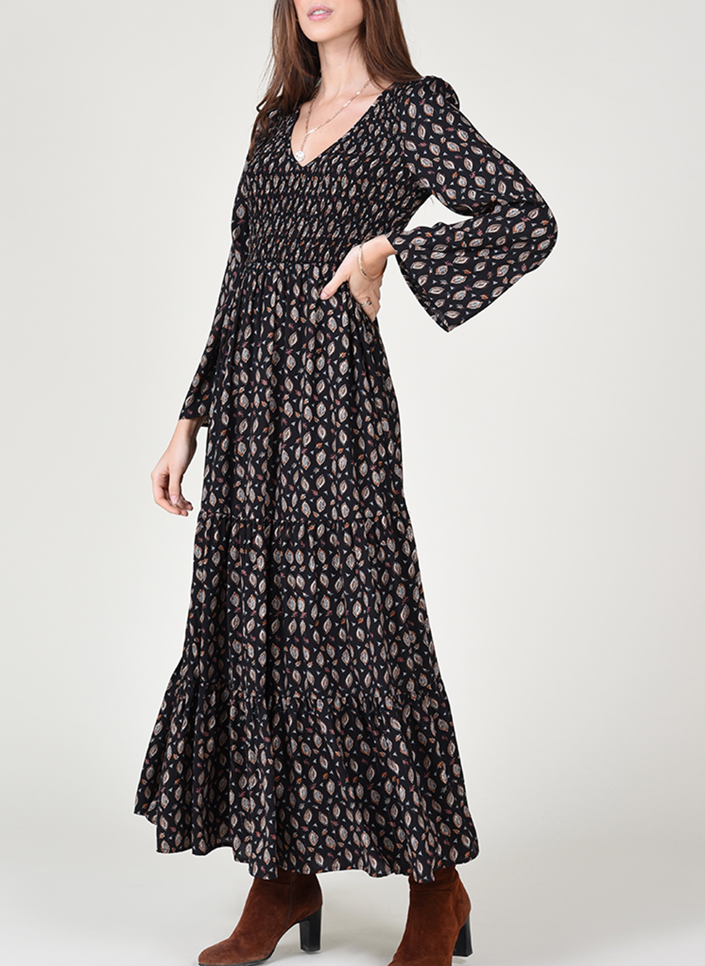 robe longue noire molly bracken