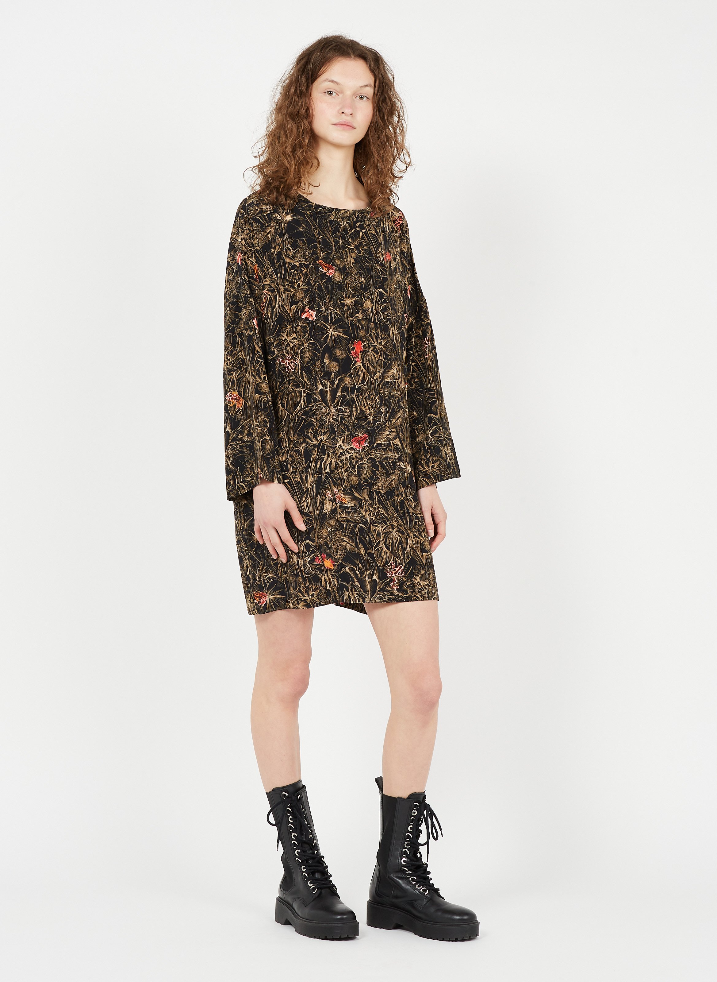 robe courte col bateau