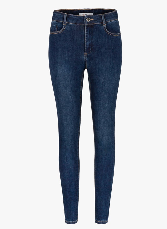 Jean slim sales bleu brut femme