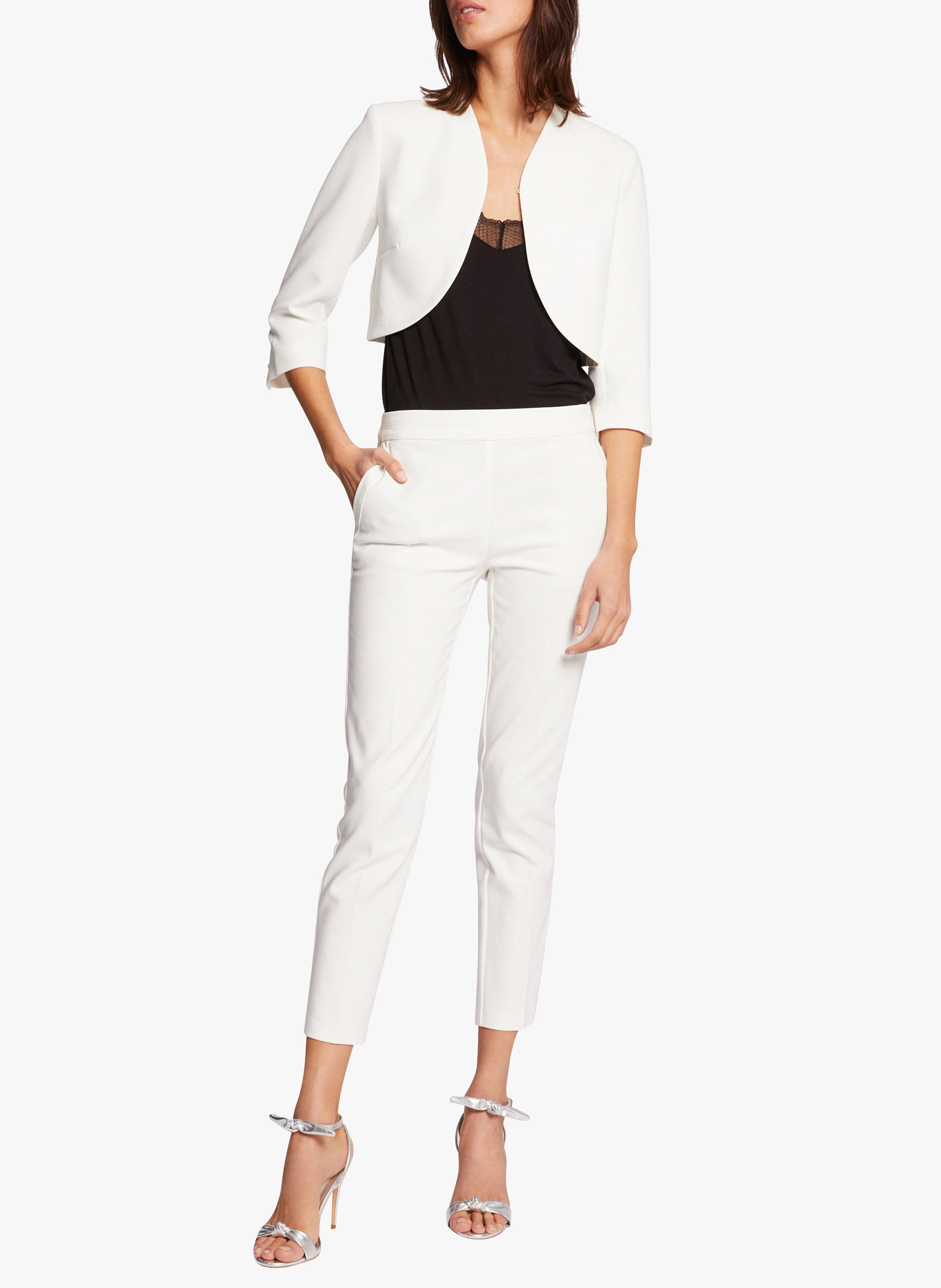 Veste bolero blanche new arrivals