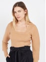 NAF NAF CAMEL CHINE Beige