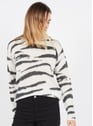 NAF NAF ZEBRE ECRU/NOIR Blanc