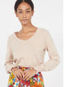 NAF NAF BEIGE CHINE Beige