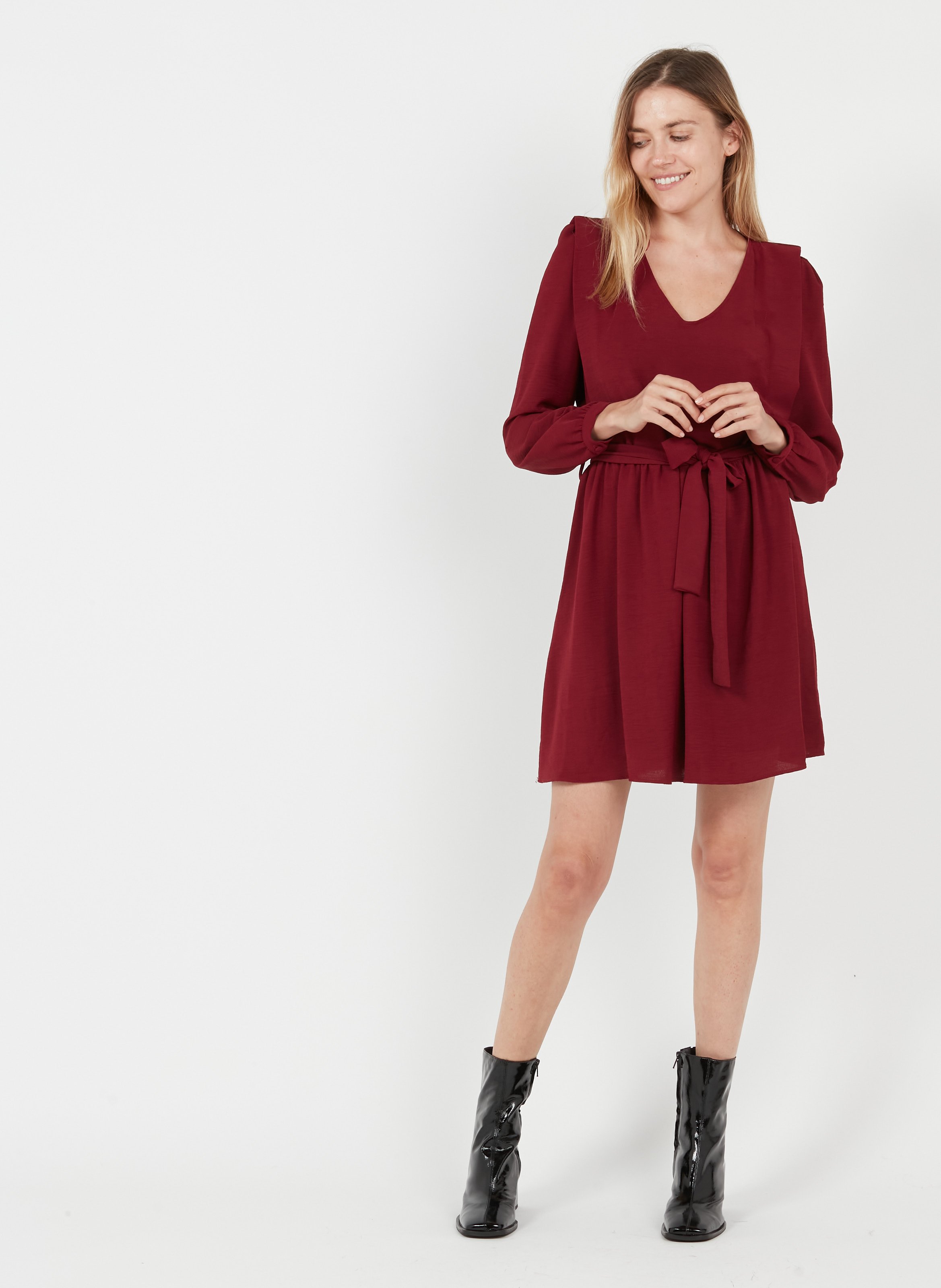 robe rouge nafnaf
