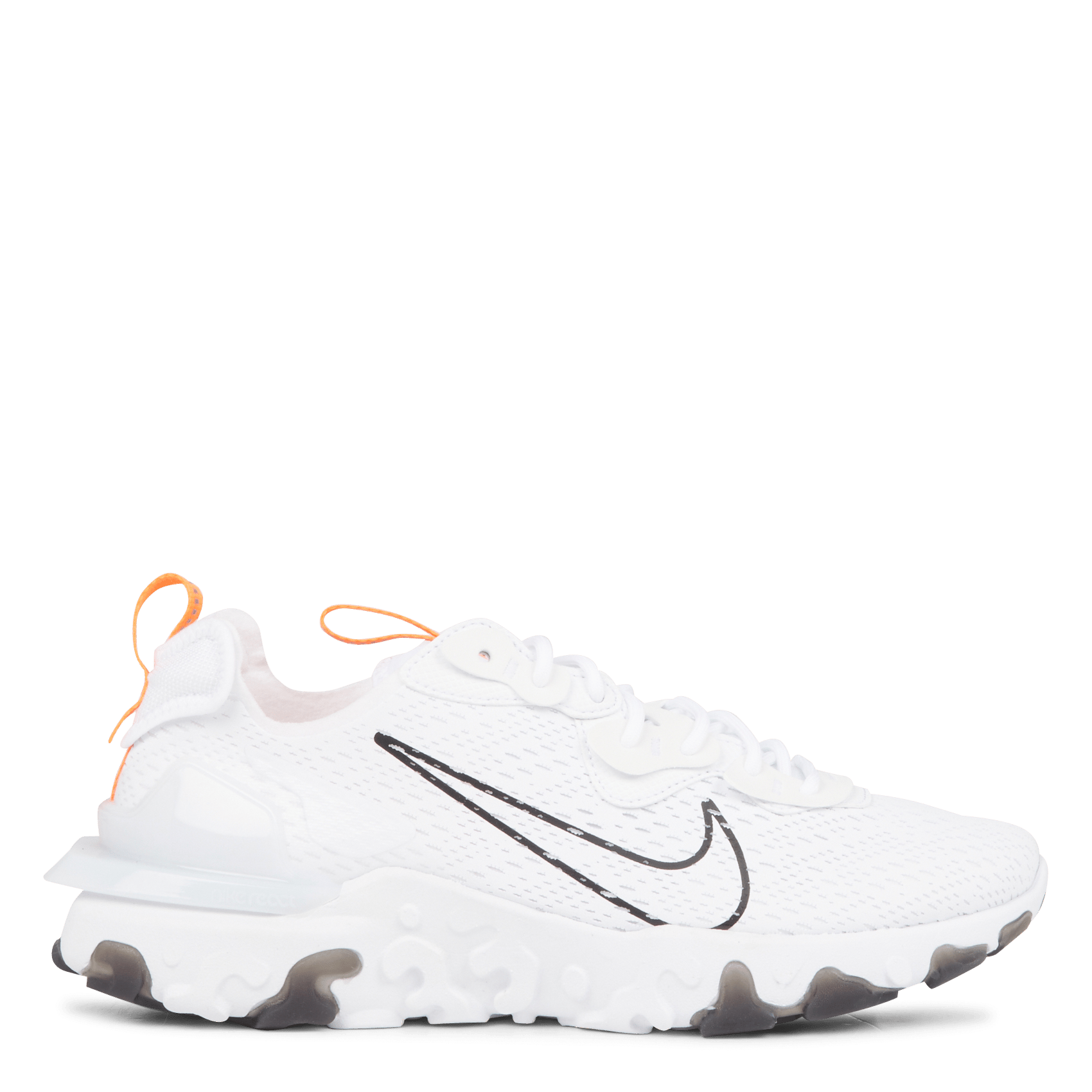 Baskets Basses React Vision Wt White/black-total Orange-reflect Silver Nike  - Homme | Place des Tendances