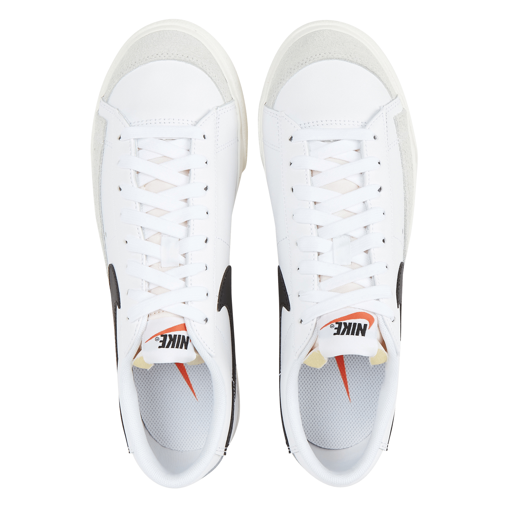 Nike Blazer Low Plateform White/black-sail-team Orange Nike - Femme | Place  des Tendances
