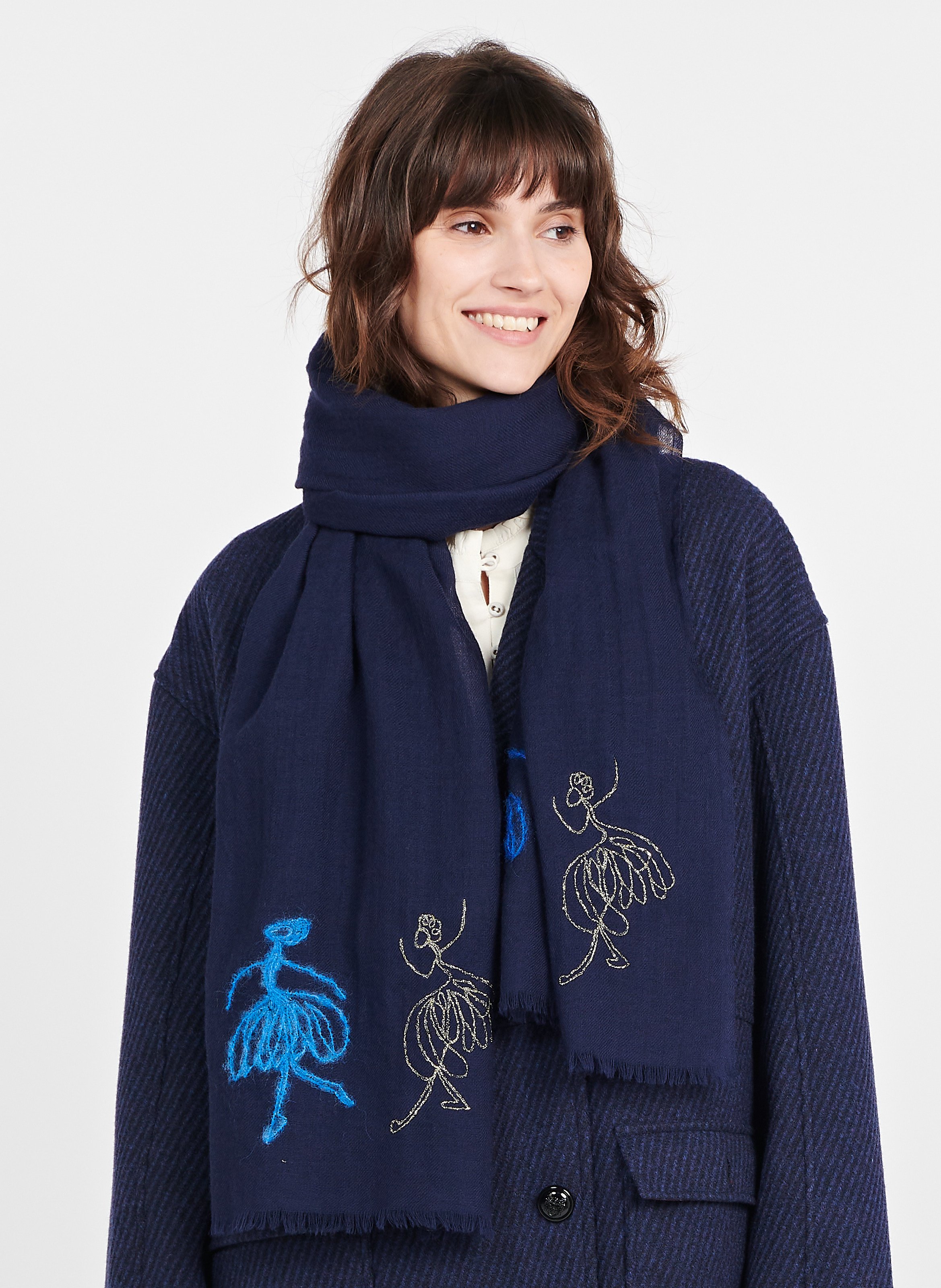 Étole Chèche Foulard One Step Vert - Occasion - Parfait Pour Accessoiriser Une Tenue