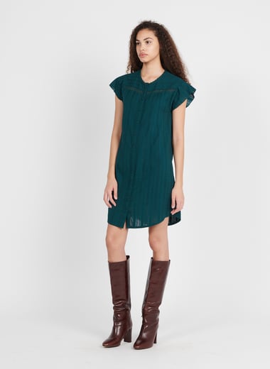 Robe courte ample en dentelle  ONE STEP Robe courte ample en dentelle  ONE STEP