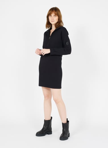 Robe courte droite en molleton  ONE STEP Robe courte droite en molleton  ONE STEP