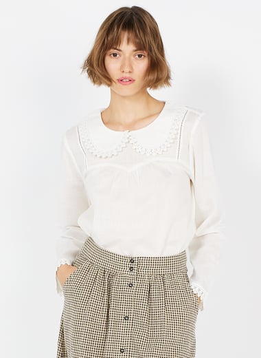Top � broderie en coton ONE STEP Top � broderie en coton ONE STEP