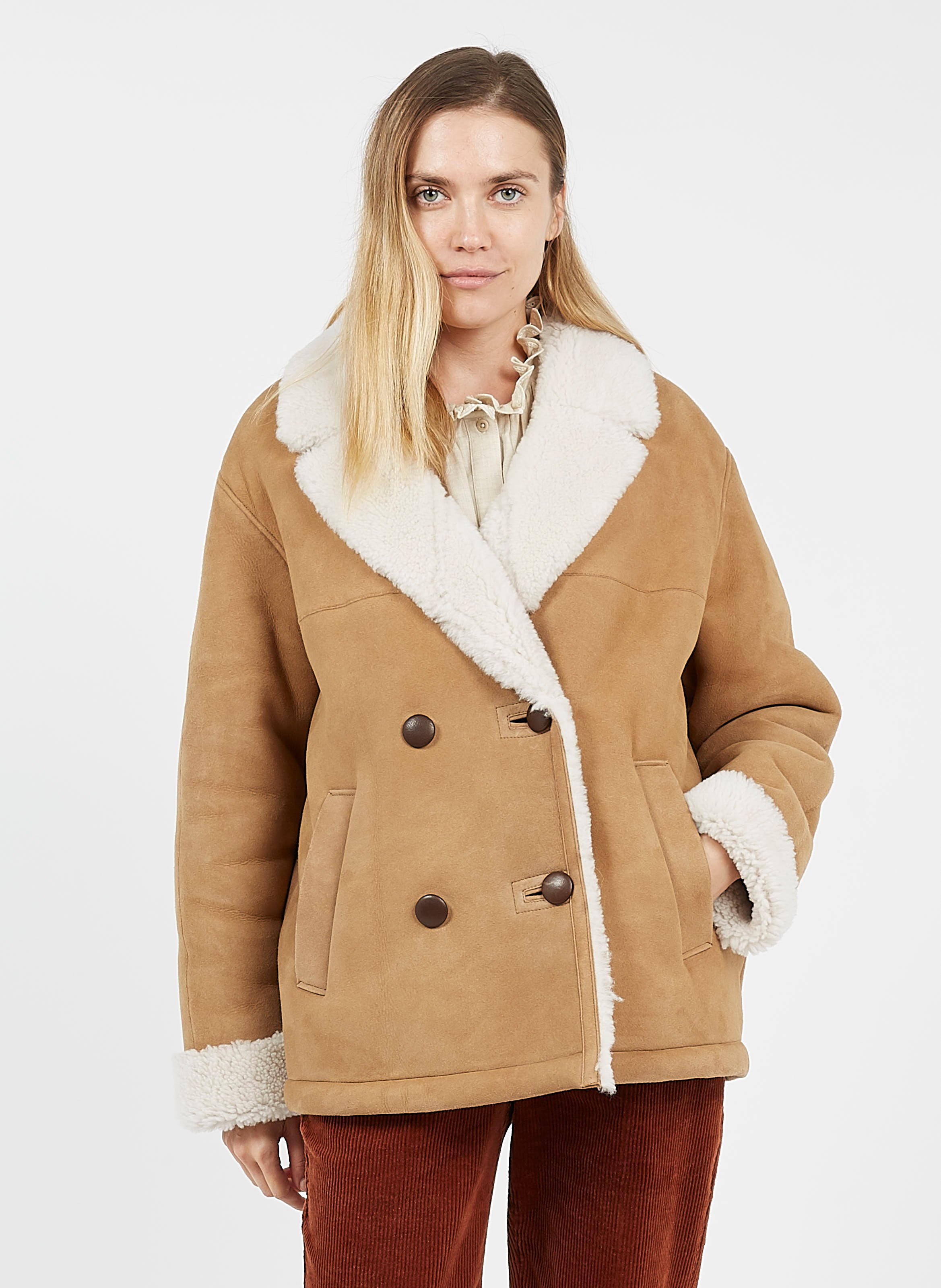 manteau en peau
