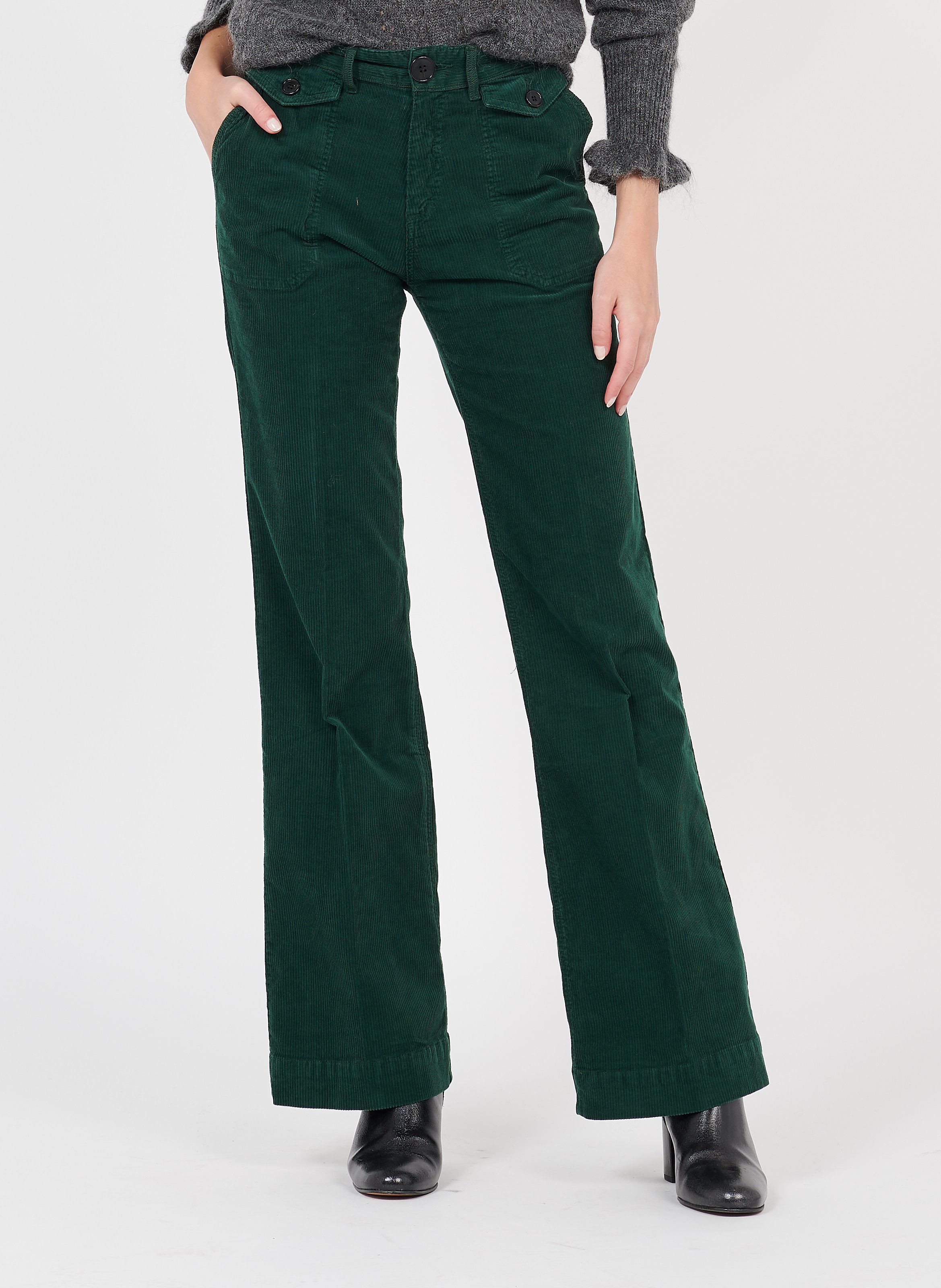 pantalon vert femme