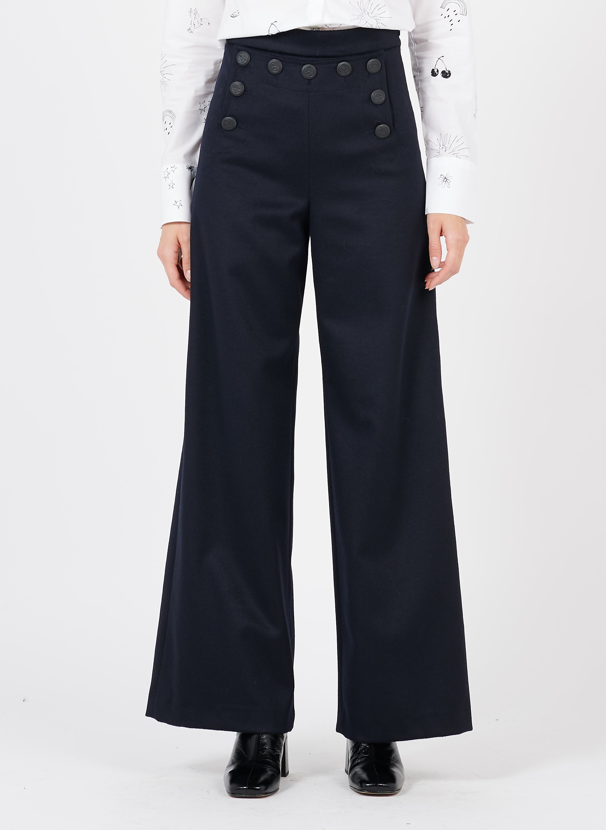 pantalon style marin pour femme