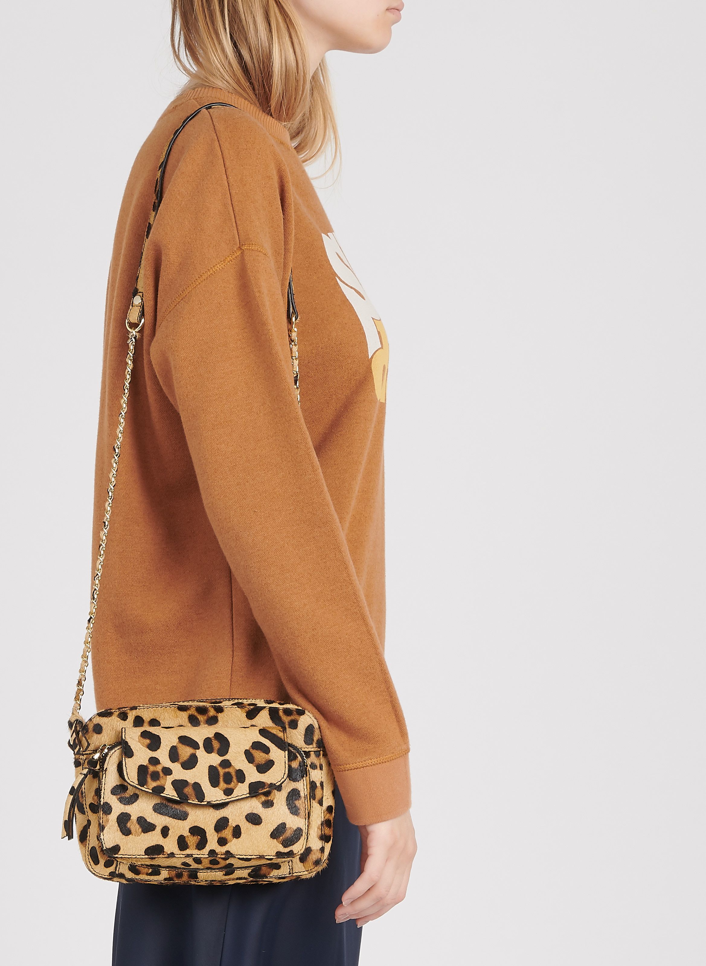 Sac pieces leopard sale