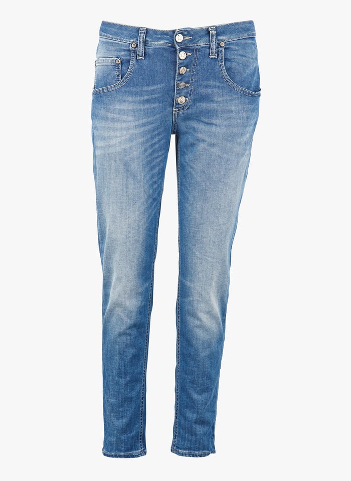 Jean boyfriend femme taille discount basse