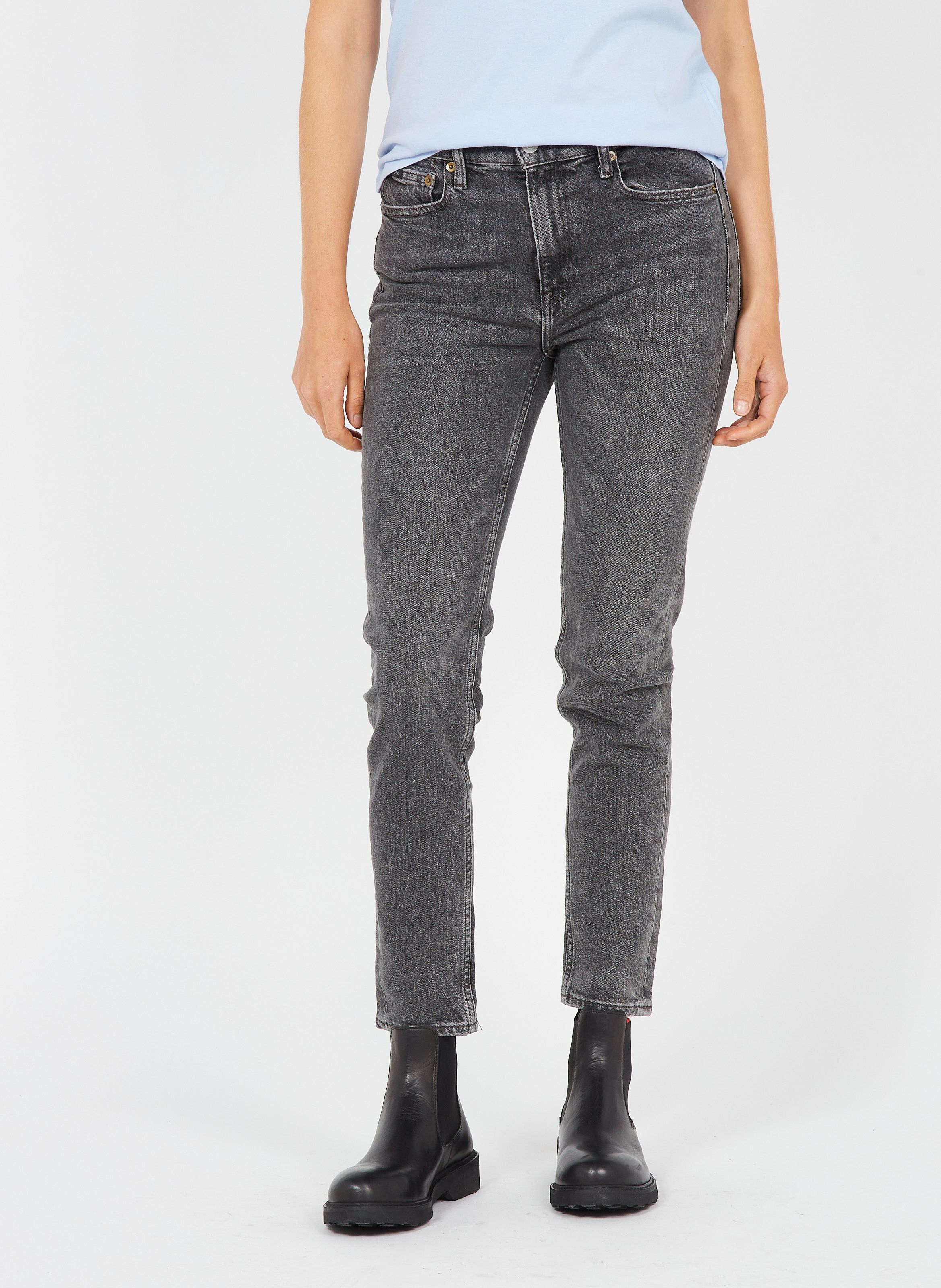 Ralph Lauren Femme Vêtements Pantalons & Jeans Jeans Taille haute Jean skinny 7/8 taille haute 