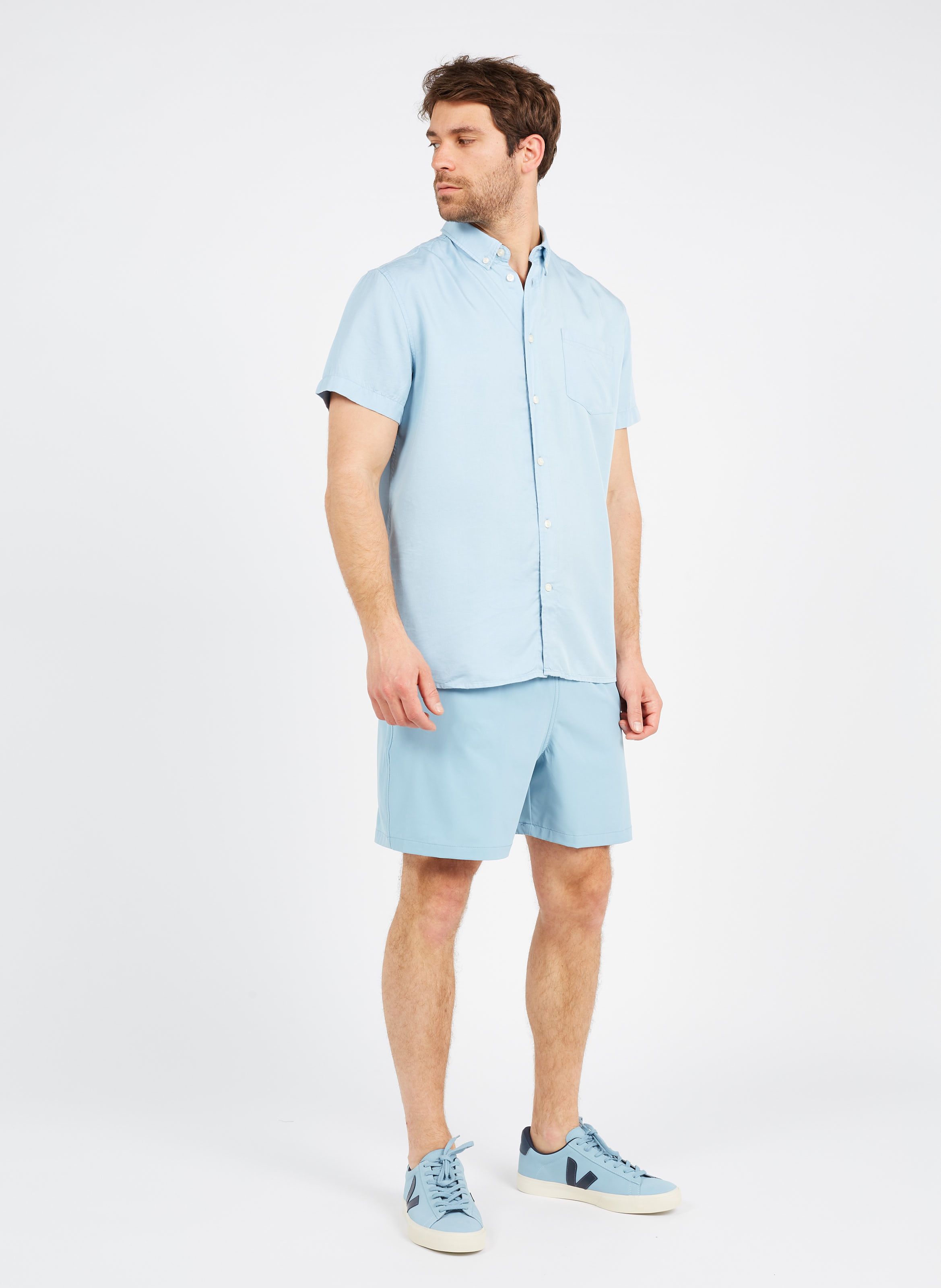 Homme Vêtements Short de bain à logo imprimé Synthétique Polo Ralph Lauren pour homme en coloris Bleu 
