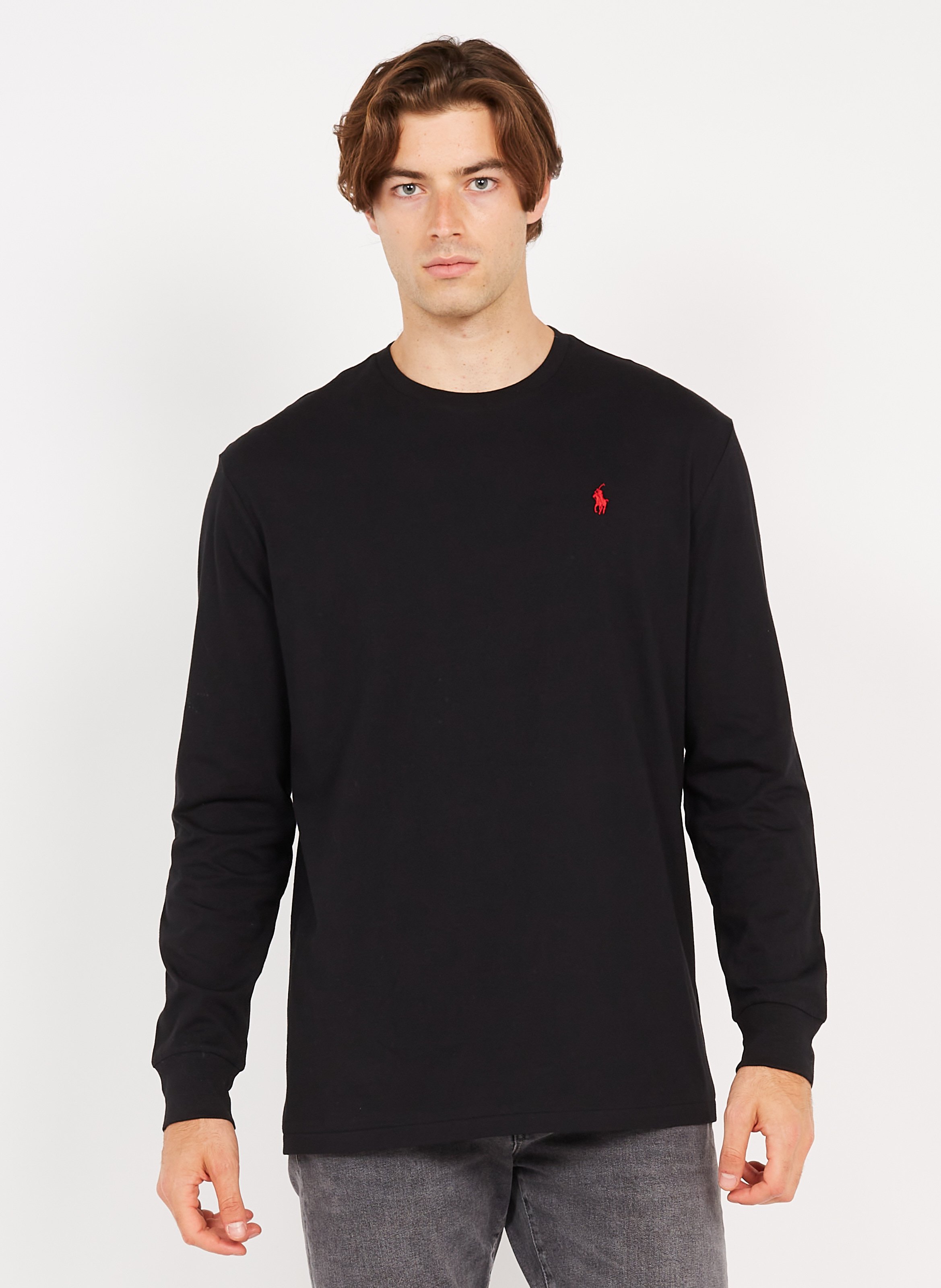 T shirt ralph lauren noir online homme