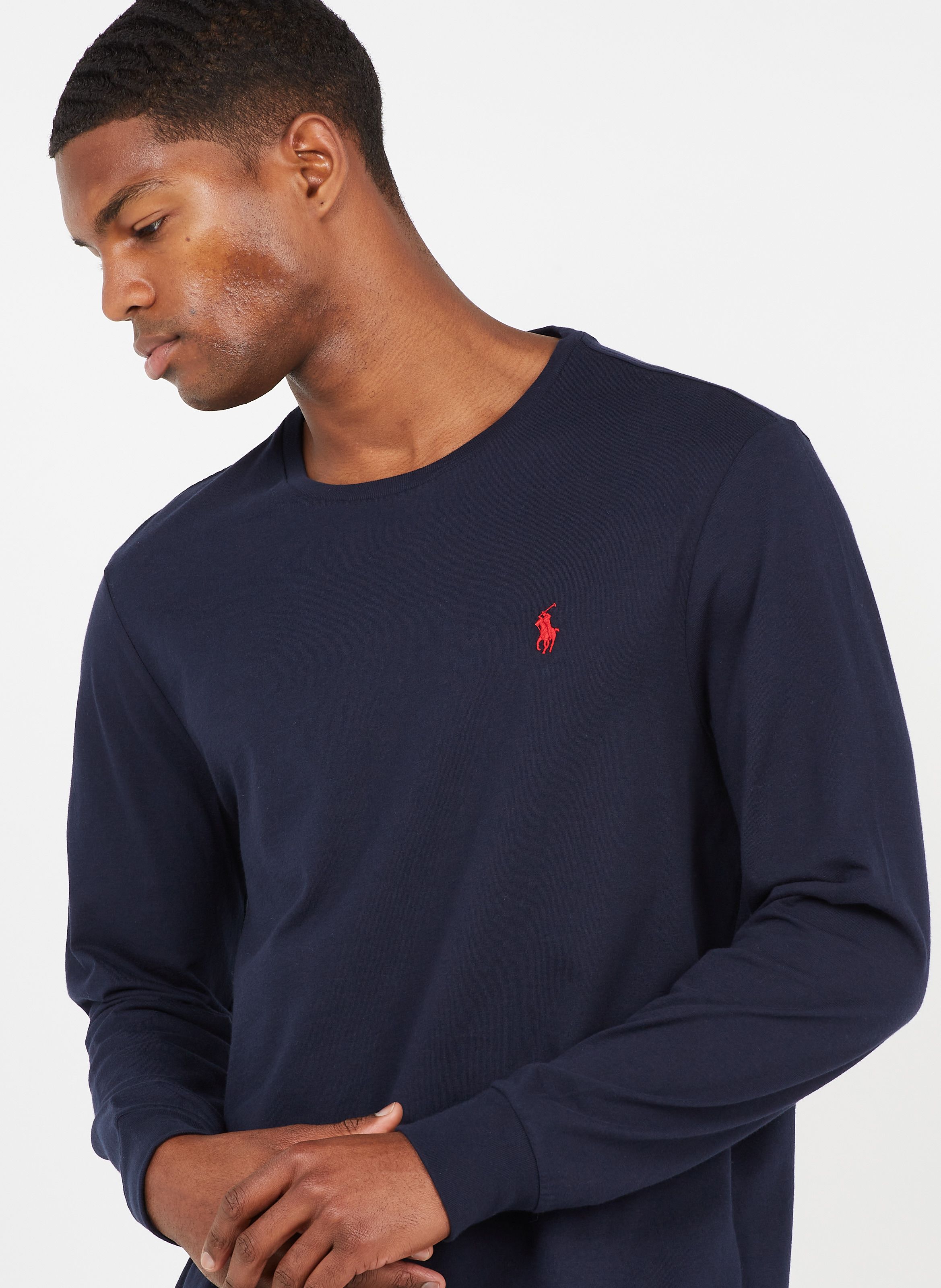 Sweatshirt Polo Ralph Lauren pour homme en coloris Noir Homme Vêtements T-shirts T-shirts à manches longues 
