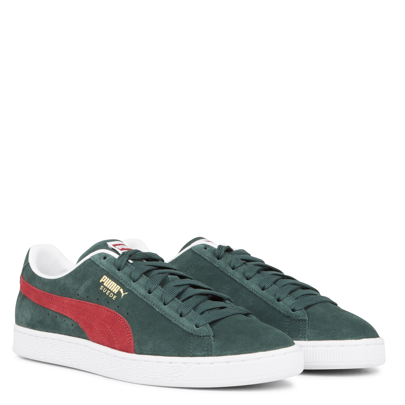 Suede Classic Xxi Green Gables-intense Red-puma White Puma - Homme | Place  des Tendances