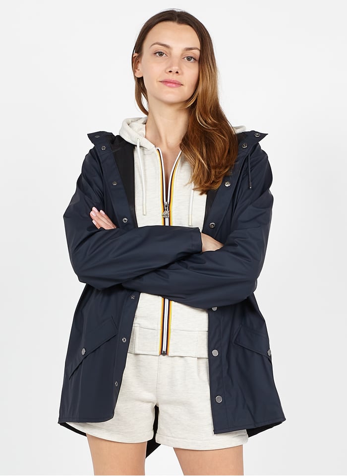 Veste De Pluie à Capuche Pour Femme - Imperméable Coupe-Vent - Long Manteau Léger Sport Outdoor
