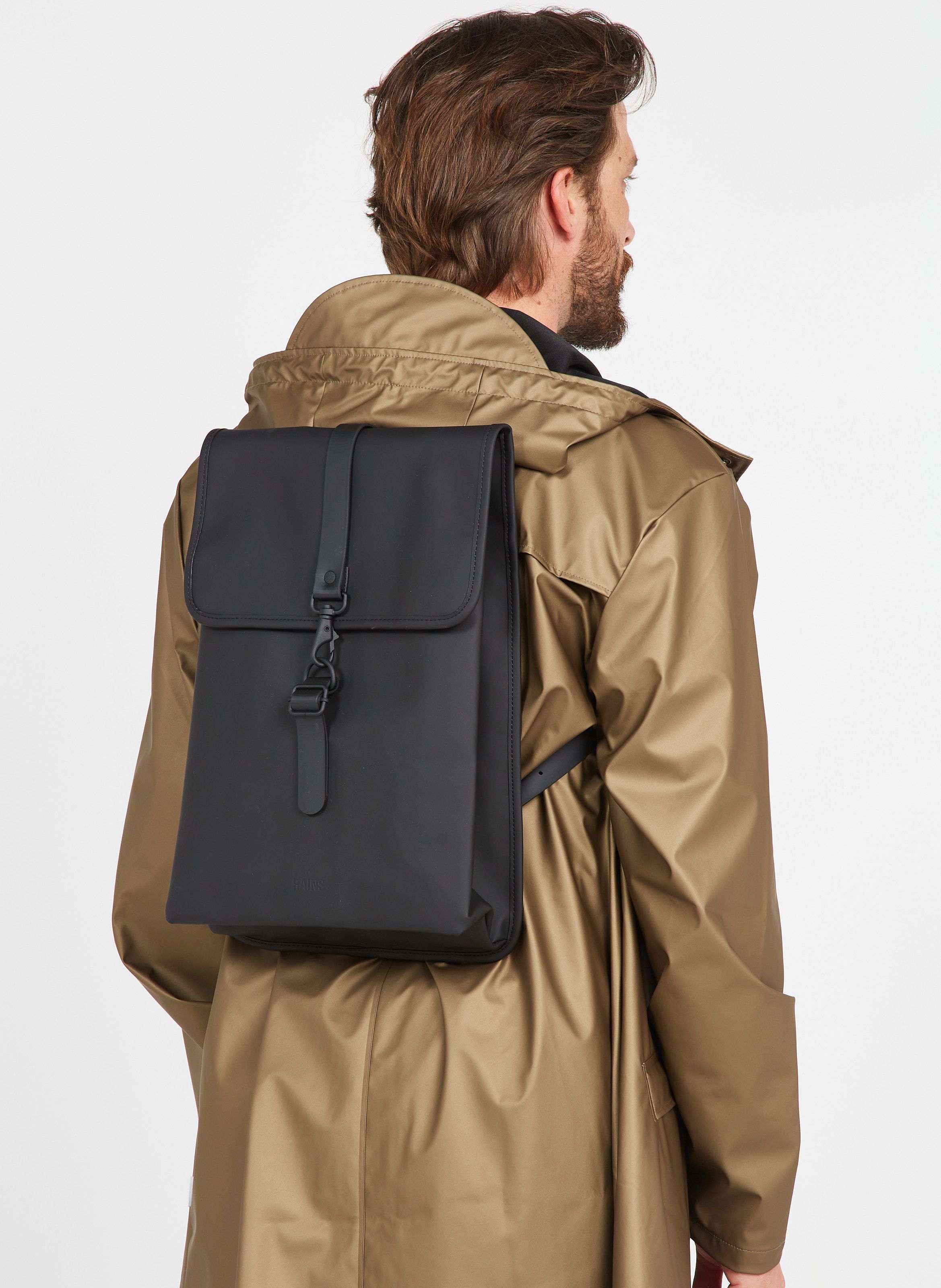 Sac Dos Imperm able Rucksack Black Rains Homme Place des