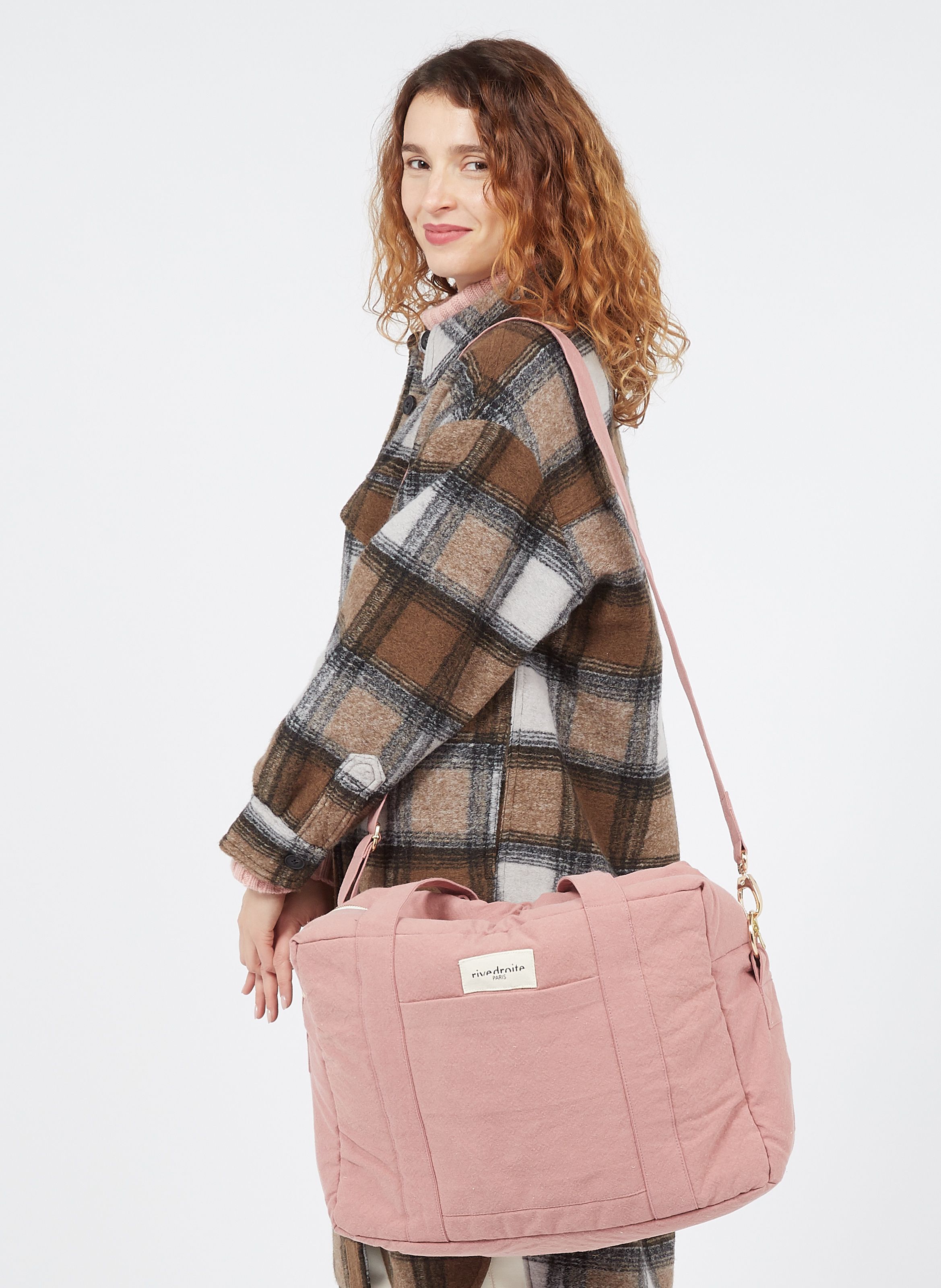 Sac Langer En Coton Recycl Darcy Bois De Rose Rive Droite Paris