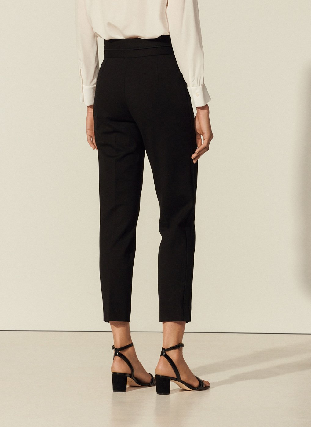 Pantalon best sale carotte noir