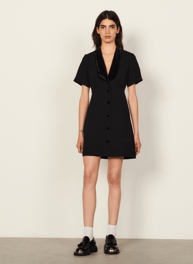 robe noire sandro