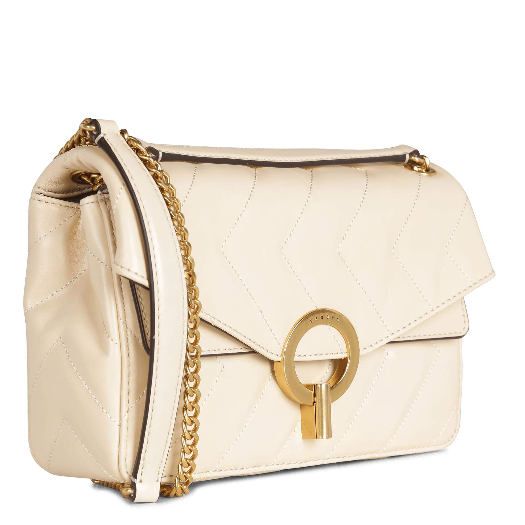 sac beige cuir