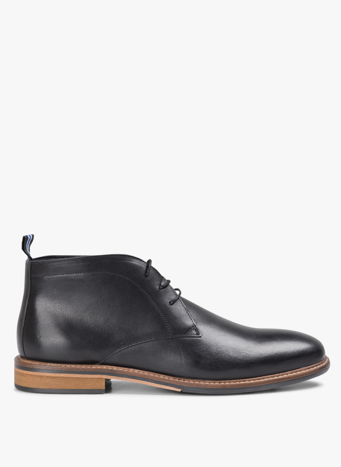 SCHMOOVE Boots en cuir  | Noir